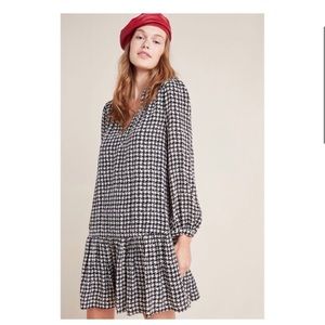 Anthropologie Maeve Houndstooth Dress